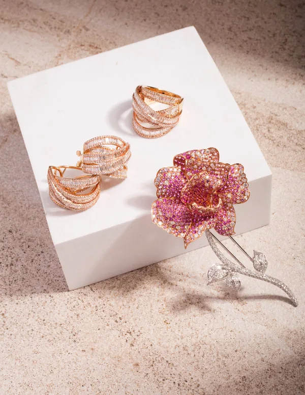 Rose gold ring